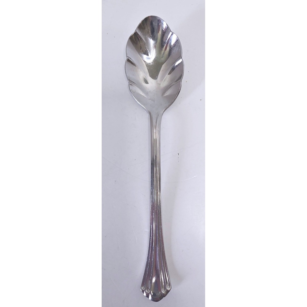 Reed & Barton Select Stainless Steel Sugar Spoon Shell Pattern Korea Silver
